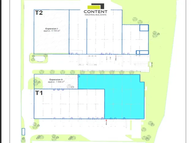 Pronájem skladu, Krupka, Eduarda Proppera, 5493 m2