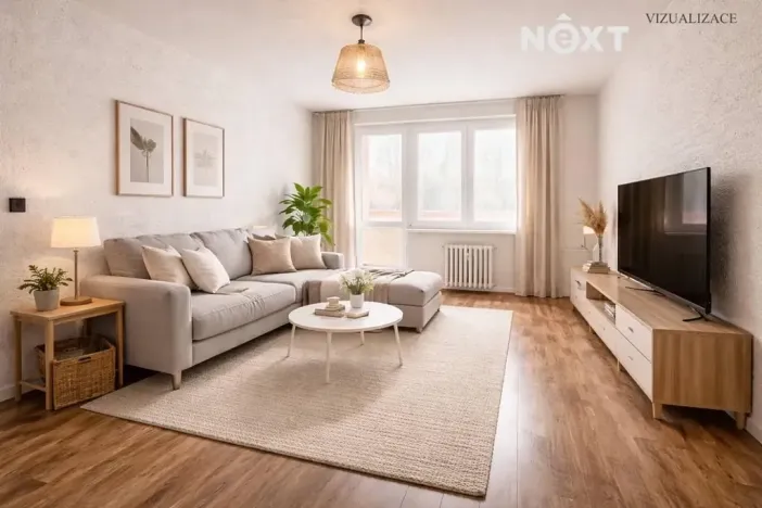 Pronájem bytu 1+1, Karviná, Borovského, 40 m2