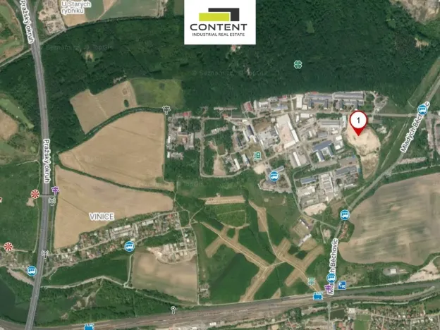 Prodej komerčního pozemku, Praha - Běchovice, Podnikatelská, 13383 m2