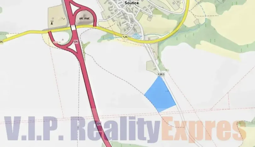 Pronájem výrobních prostor, Soutice, 804 m2