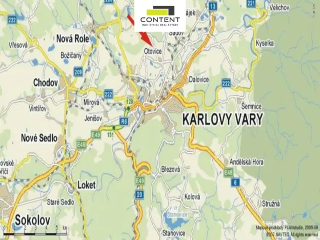 Pronájem výrobních prostor, Otovice, Mostecká, 6571 m2