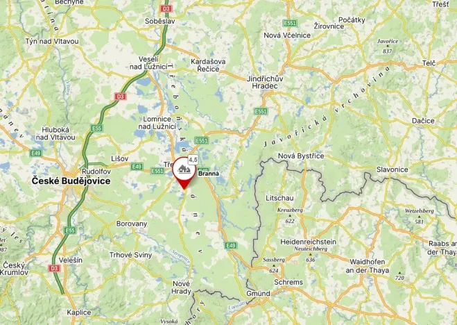 Prodej pozemku pro bydlení, Třeboň - Branná, 1085 m2