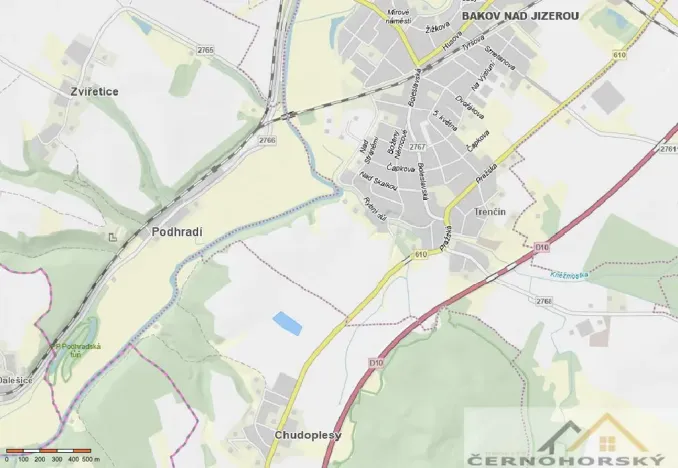 Prodej pole, Bakov nad Jizerou - Chudoplesy, 11578 m2