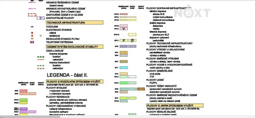 Prodej zahrady, Provodín, 1453 m2