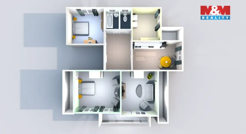 Prodej bytu 4+1, Děčín - Děčín IV-Podmokly, Resslova, 120 m2