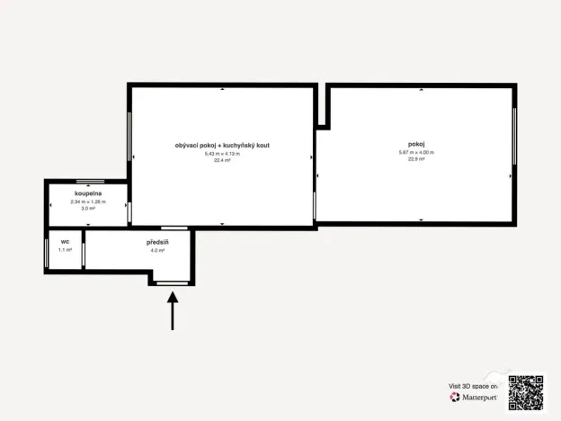Prodej bytu 2+kk, Plzeň - Jižní Předměstí, Karlova, 51 m2
