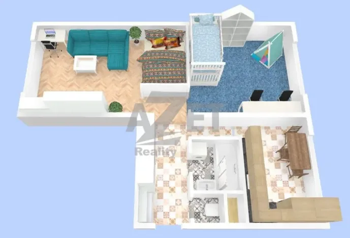 Prodej bytu 2+1, Orlová - Lutyně, Osvobození, 52 m2