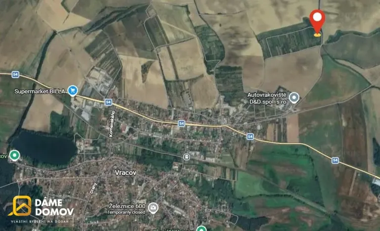 Prodej zahrady, Vracov, 1001 m2