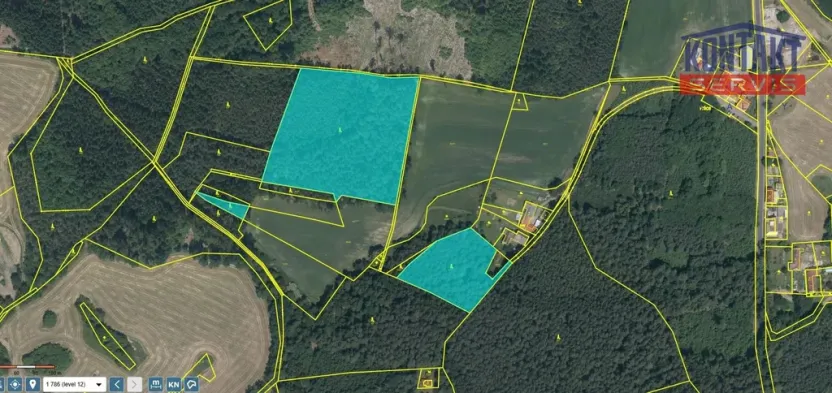 Prodej lesa, Maršovice - Zderadice, 23269 m2