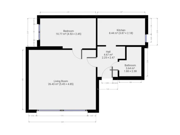 Pronájem bytu 2+1, Praha - Vršovice, Bulharská, 55 m2
