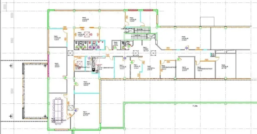 Pronájem kanceláře, Praha - Třebonice, Sárská, 700 m2