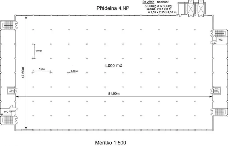 Pronájem skladu, Písek, U Vodárny, 4000 m2