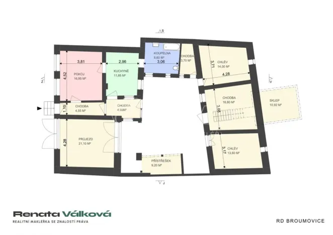 Prodej rodinného domu, Brumovice, 125 m2