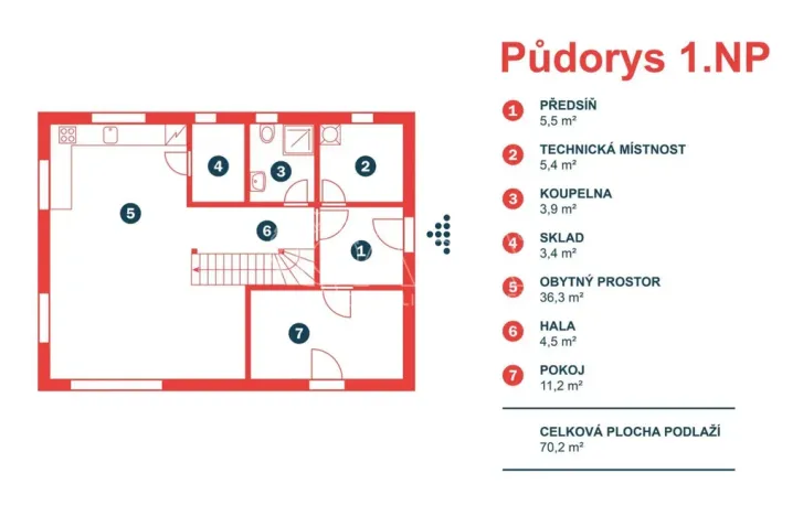 Prodej rodinného domu, Slověnice, 137 m2