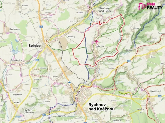 Prodej zahrady, Lukavice, 970 m2