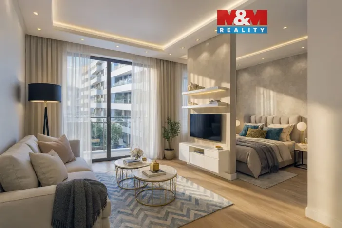 Prodej bytu 1+kk, Kralupy nad Vltavou, Nádražní, 42 m2