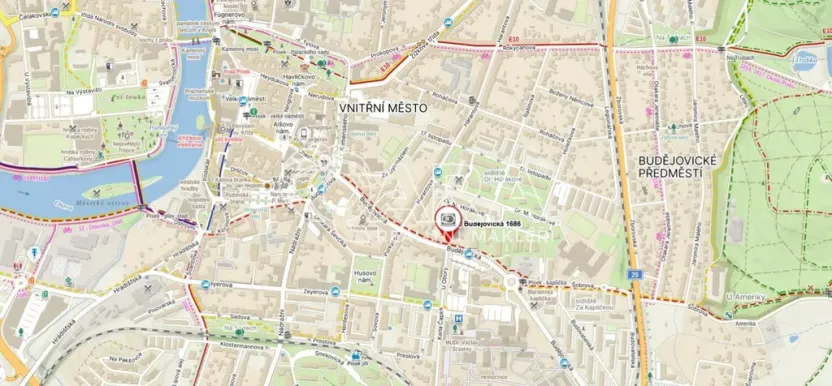 Prodej bytu 2+1, Písek - Budějovické Předměstí, Budějovická, 51 m2