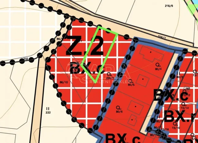 Prodej pozemku pro bydlení, Kamenice, Želivecká, 1032 m2