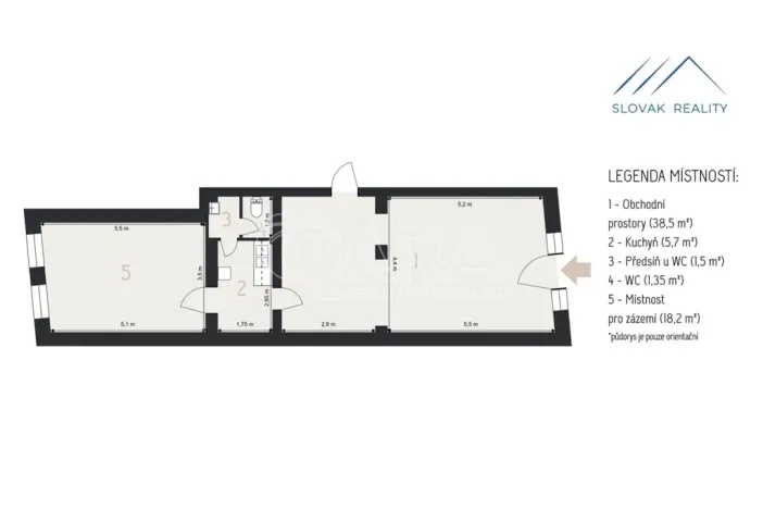 Pronájem obchodního prostoru, Nový Jičín, Dolní brána, 65 m2