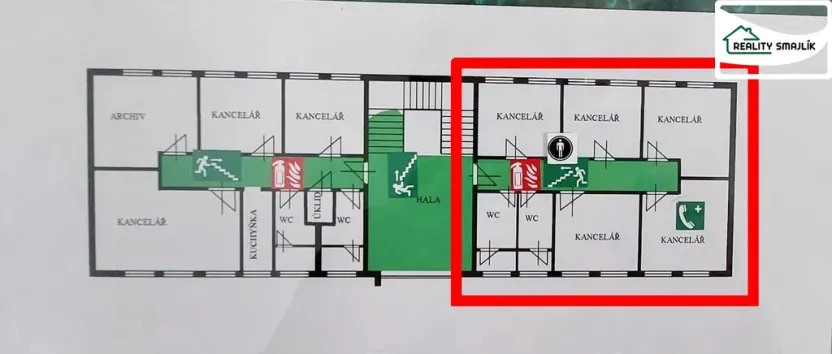 Pronájem kanceláře, Mariánské Lázně - Úšovice, U Mlékárny, 64 m2