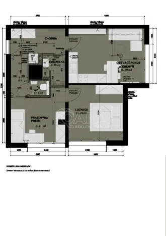 Prodej bytu 3+kk, Plzeň - Skvrňany, Lábkova, 52 m2