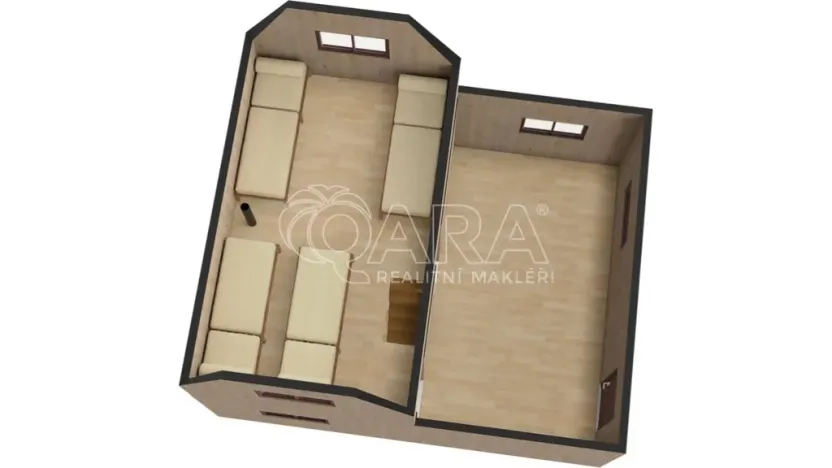 Prodej chaty, Krňany - Třebsín, 44 m2