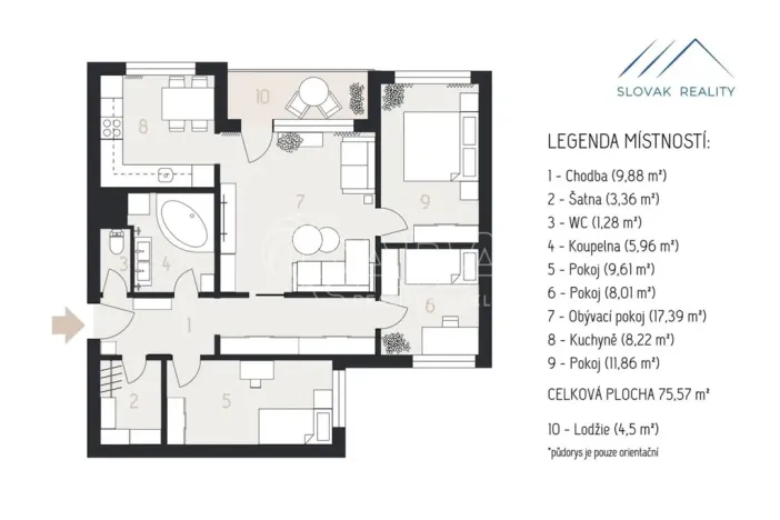 Prodej bytu 4+1, Ostrava, Proskovická, 80 m2