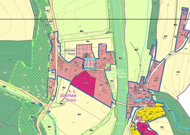 Prodej pozemku pro bydlení, Větřní, 1039 m2