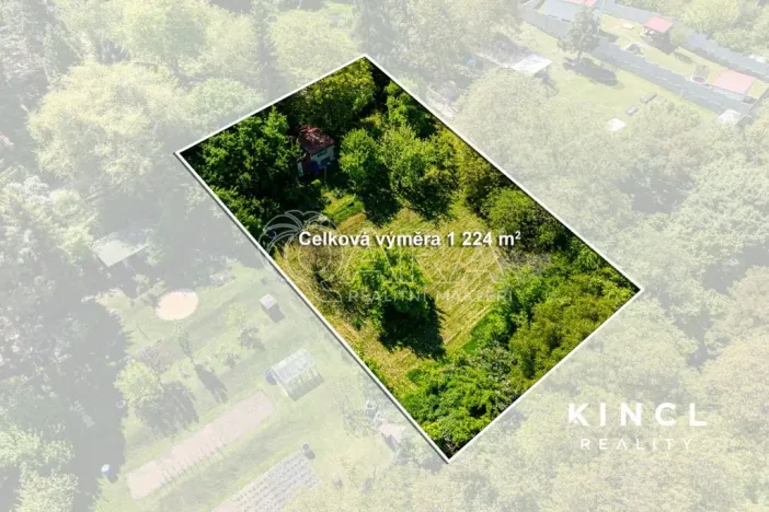 Prodej zahrady, Slaný, 1224 m2