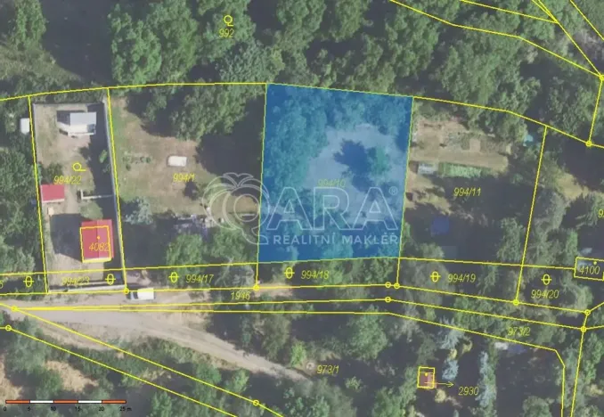 Prodej zahrady, Slaný, 1224 m2