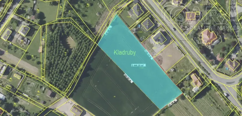 Prodej pozemku pro bydlení, Kladruby, 5456 m2