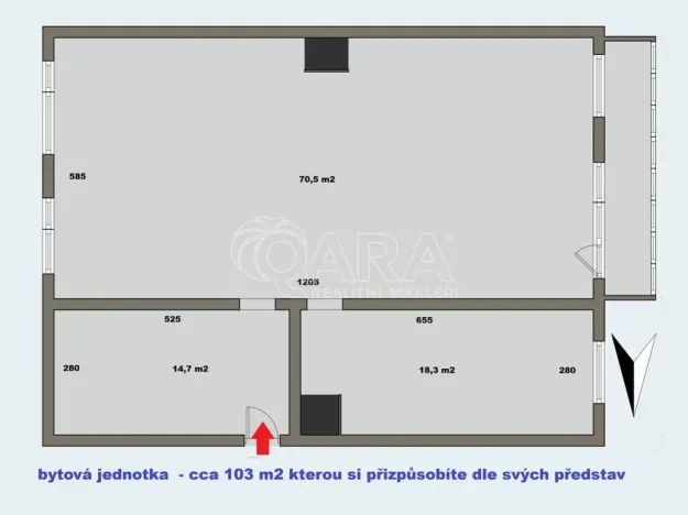 Prodej bytu 4+1, Praha - Stodůlky, Mezi školami, 97 m2