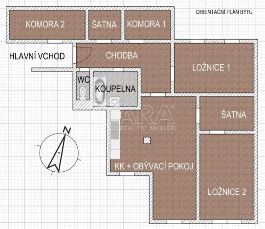 Pronájem bytu 3+kk, Holubice - Kozinec, Lesní, 95 m2