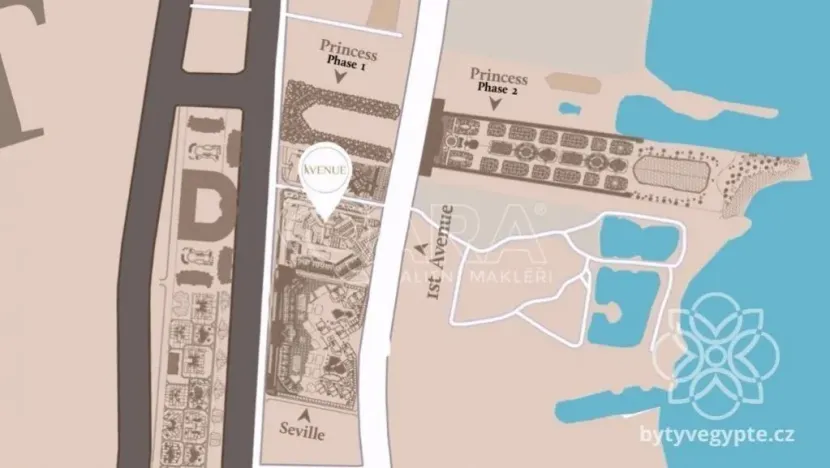 Prodej bytu 2+kk, Hurgáda,Egypt, 88 m2