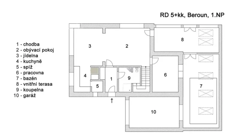 Prodej rodinného domu, Beroun - Beroun-Město, Vinařská, 215 m2