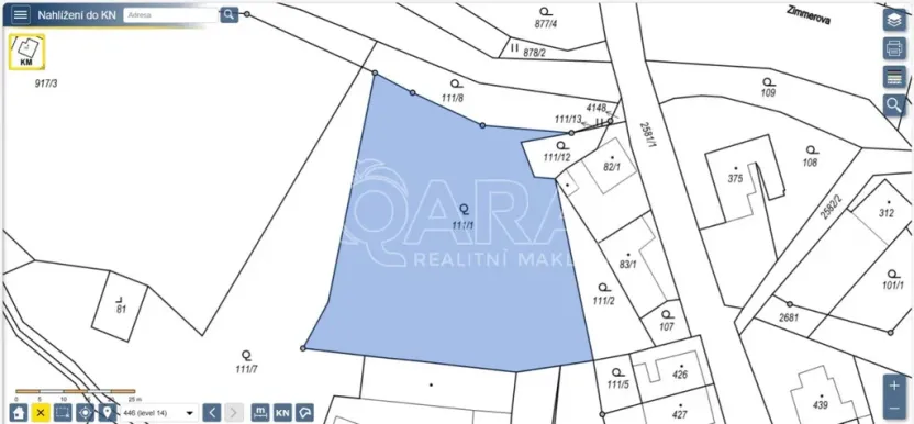 Prodej komerčního pozemku, Třebenice, Zimmerova, 2527 m2