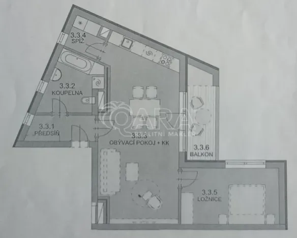Pronájem bytu 2+kk, Brno, Hrozňatova, 72 m2