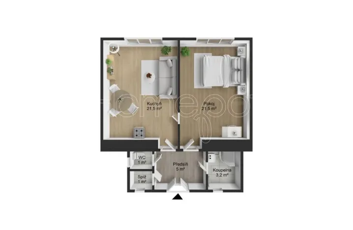 Prodej bytu 1+1, Praha - Holešovice, Jirečkova, 53 m2