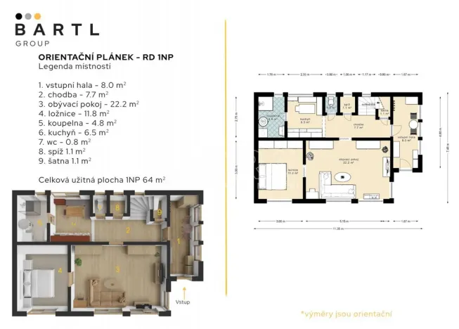Prodej rodinného domu, Volary, Finské domky, 61 m2