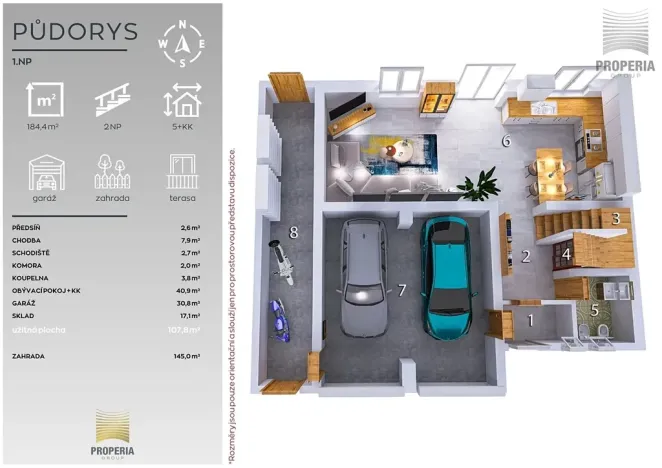 Prodej rodinného domu, Brno, Hluboček, 185 m2