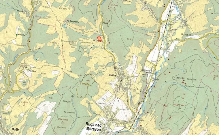 Prodej louky, Ruda nad Moravou, 9619 m2