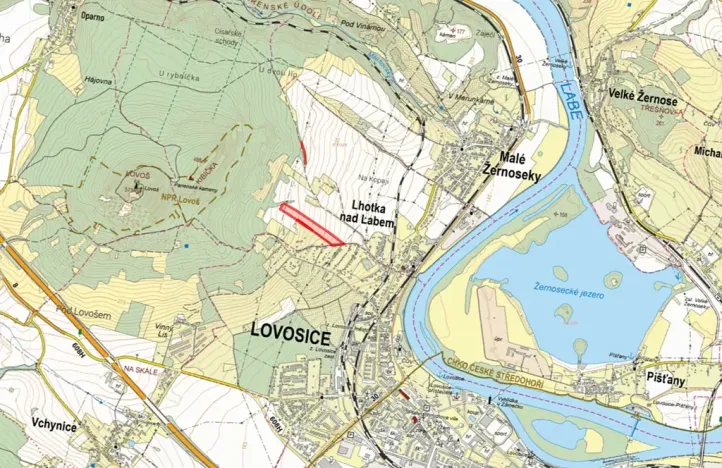 Prodej pole, Lhotka nad Labem, 10310 m2