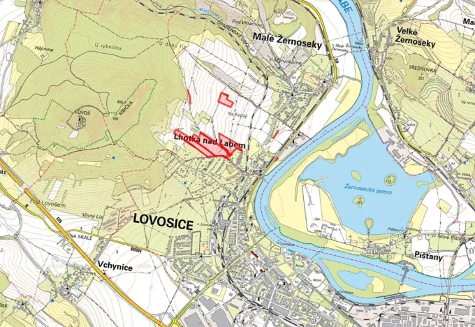 Prodej pole, Lhotka nad Labem, 72188 m2