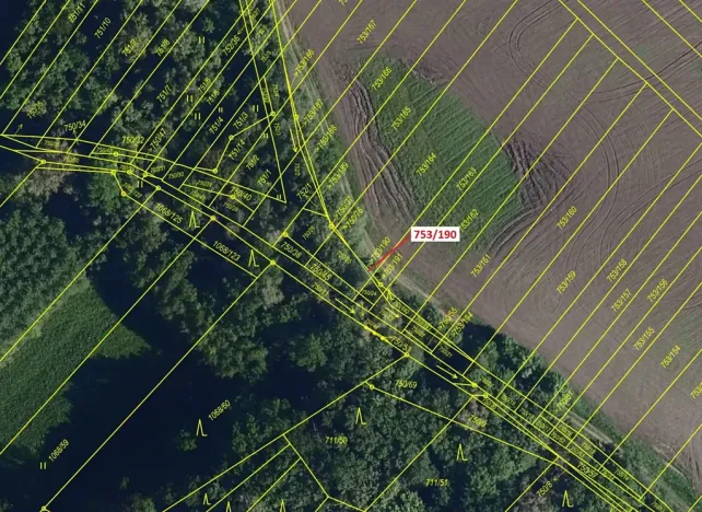 Dražba lesa, Přísnotice, 3 m2