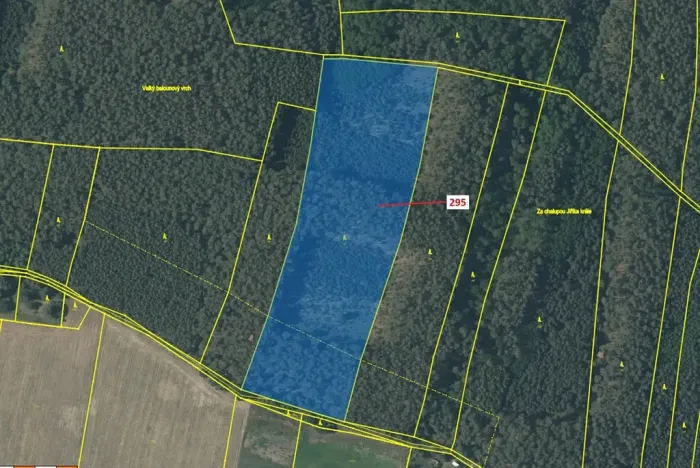 Dražba lesa, Libotenice, 33642 m2