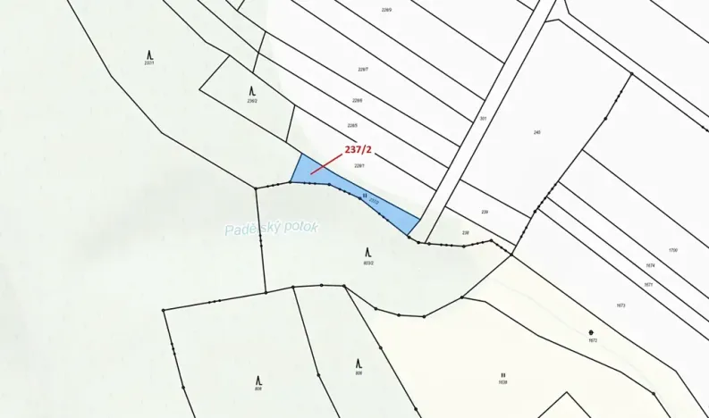 Dražba louky, Čikov, 510 m2