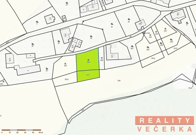 Prodej pozemku pro bydlení, Komárov, 1059 m2