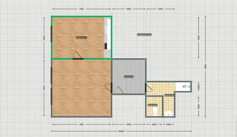 Pronájem bytu 1+1, Cebiv, 36 m2