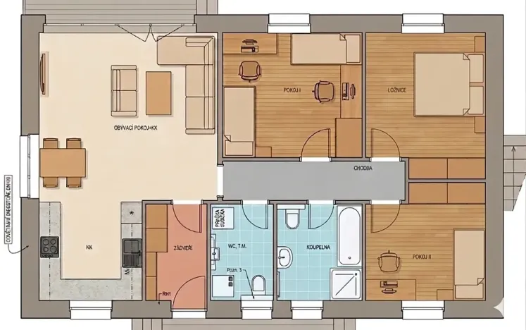 Prodej rodinného domu, Slatiňany, Západní, 120 m2