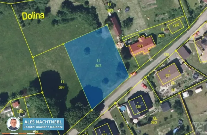 Prodej pozemku, Maršovice, 1125 m2